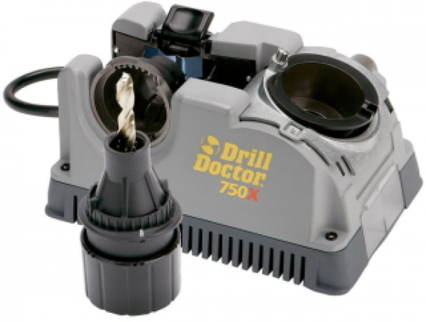 DrillDoctor 750X Spiralbohrer-Schleifgerät, geeignet für Bohrer-Ø ca. 2,5-19,0mm